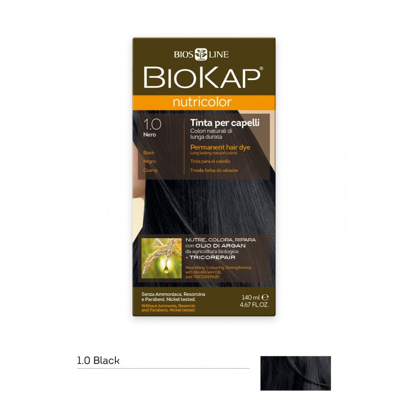 BioKap®, Nutricolor püsivärv (1.00 must)