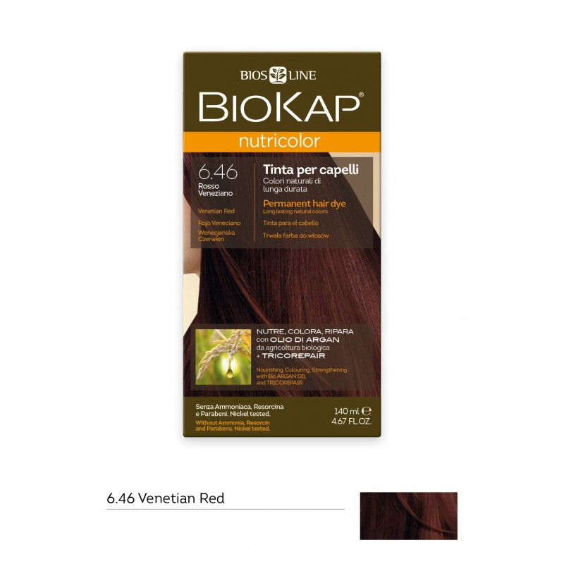 BioKap®, Nutricolor püsivärv (6.46 veneetsia punane)
