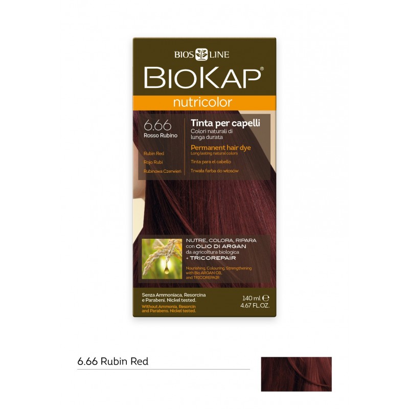 BioKap®, Nutricolor püsivärv (6.66 rubiinpunane)