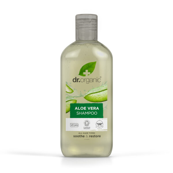 Dr Organic, Aloe Vera šampoon, 265ml