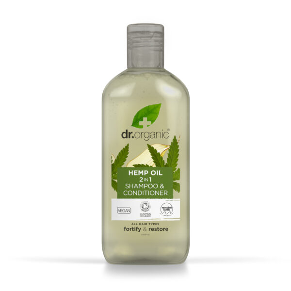 Dr Organic, Kanepiõli šampoon & palsam, 265ml