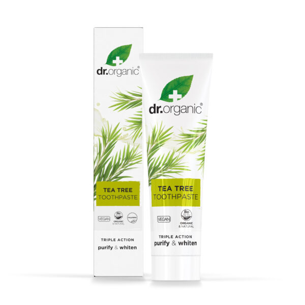 Dr Organic, Teepuu hambapasta, 100ml