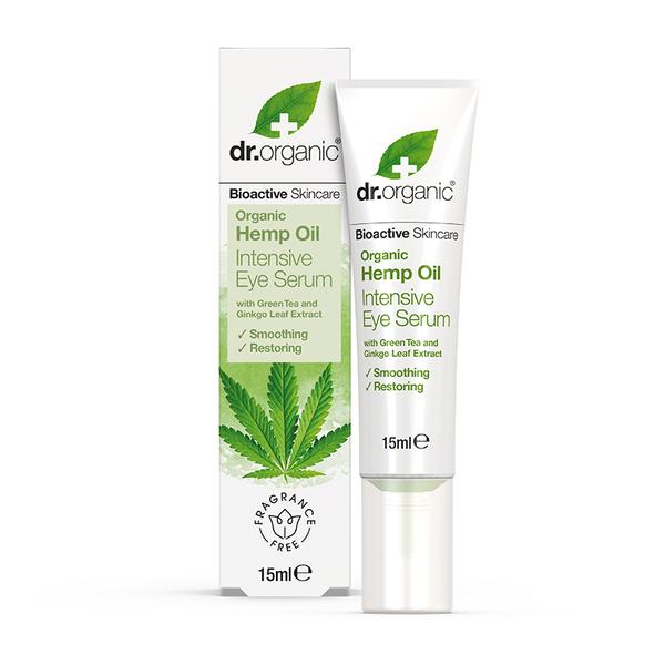 Dr Organic, Kanepiseemneõli intensiivne silmakreem/seerum, 15ml