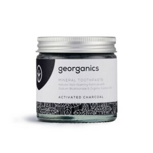 Georganics, Klaaspurgis hambapasta aktiivsöega, 60ml