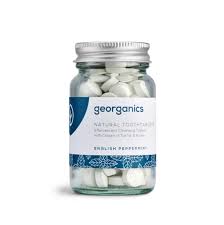 Georganics, Looduslikud hambapesu tabletid Inglise piparmünt, 120 tabletti
