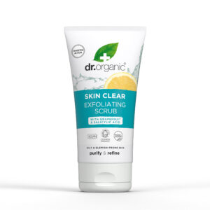 Dr Organic, Skin Clear puhastav näokoorija, 150ml
