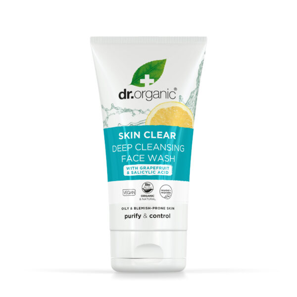 Dr Organic, Skin Clear sügavuti puhastav näopesugeel, 125ml