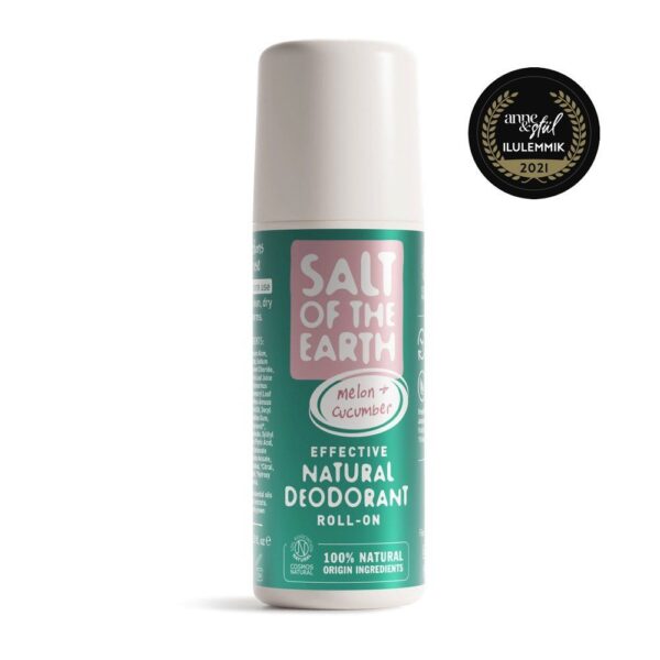 Salt of the Earth, Roll-on deodorant värskendava Kurgi ja Meloniga, 75ml