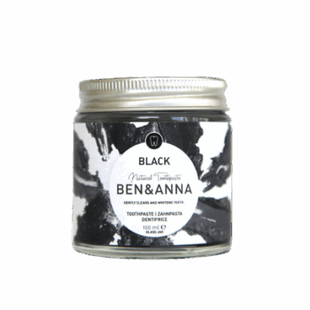 Ben&Anna, Valgendav söe hambapasta klaaspurgis, 100ml