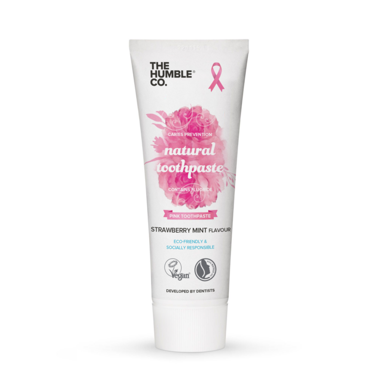 Looduslik hambapasta Strawberry & Mint fluoriidiga, 75ml