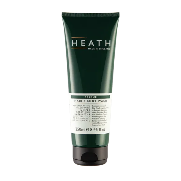 Heath, Juuste ja kehapesu Rescue, 250ml