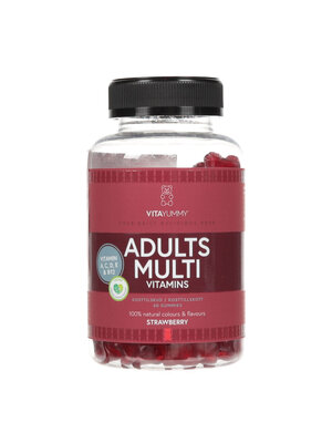 VitaYummy, Adults Multivitamins Strawberry, 60tk