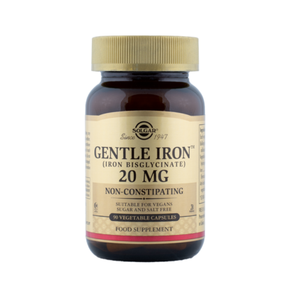 Solgar, Gentle Iron 20 mg, 90kaps