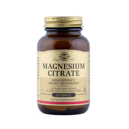 Solgar, Magneesiumtsitraat, 60tbl