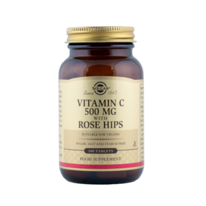 Solgar, C Vitamiin 500 Mg + kibuvits, 100tbl