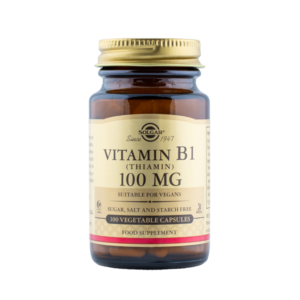 Solgar, B1 Vitamiin 100mg, 100kaps
