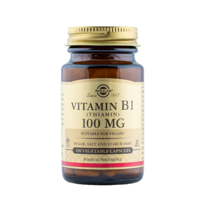 Solgar, B1 Vitamiin 100mg, 100kaps