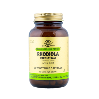 Solgar, Kuldjuure Ekstrakt (Rhodiola Rosea), 60kaps