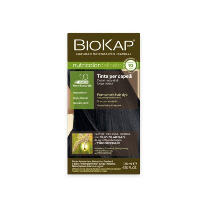 BioKap®, Nutricolor Delicato Rapid püsivärv (1.00 naturaalne must)