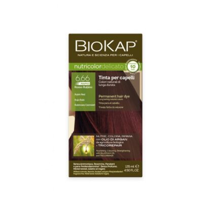 BioKap®, Nutricolor Delicato Rapid püsivärv (6.66 rubiinpunane)