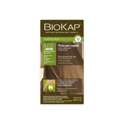 BioKap®, Nutricolor Delicato Rapid püsivärv (8.03 naturaalne heleblond)