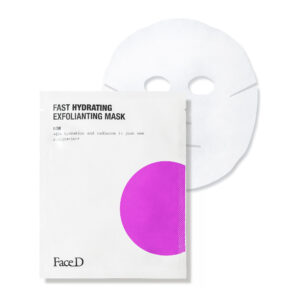 FaceD, Fast Hydrating Exfoliating Mask ühekordne näomask, 1tk