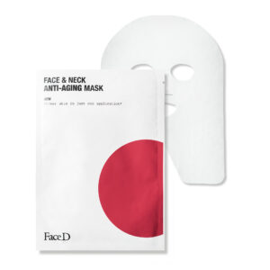 FaceD, Face&Neck Anti-Ageing Mask ühekordne näo- ja kaelamask, 1tk