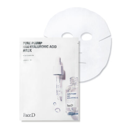 FaceD, Pure Plump HA4 Hyaluronic Acid Mask hüaluroonhappega ühekordne mask, 1tk