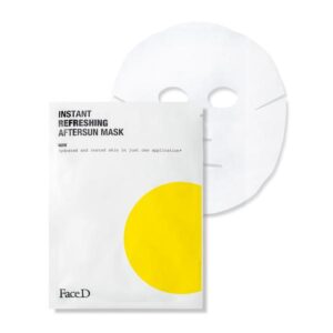 FaceD, Instant Refreshing Aftersun mask ühekordne näomask, 1tk