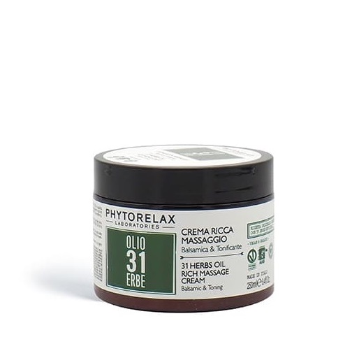 Phytorelax, 31 eeterliku taimeõli ja ekstrakti keha- ja massaažikreem, 250ml