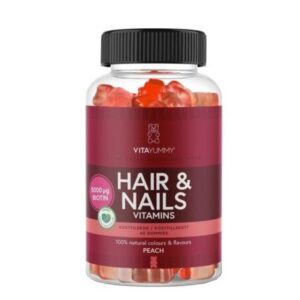 VitaYummy, Hair & Nails Vitamins Peach, 60tk
