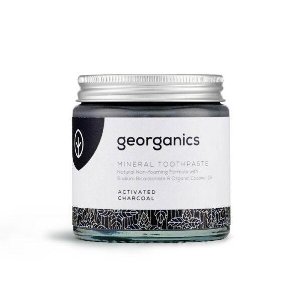 Georganics, Klaaspurgis hambapasta aktiivsöega, 120ml
