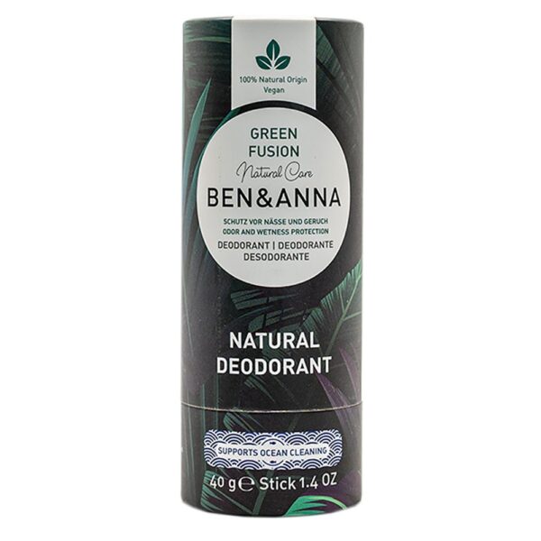 Ben&Anna, Pulkdeodorant Green Fusion, 40g
