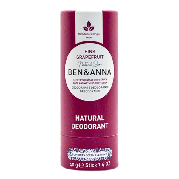 Ben&Anna, Pulkdeodorant Pink Grapefruit, 40g