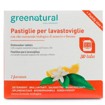 Greenatural, Nõudepesumasina tabletid, 50tk