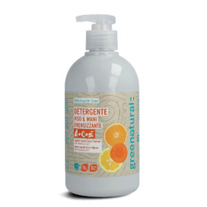 Greenatural, Vedelseep mündi ja apelsiniga, 500ml