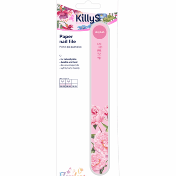 KillyS, Küüneviil 180/240 sirge Floralove roosa