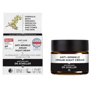 Dr. Scheller, Öökreem Argaaniaõliga kortsudevastane, 50ml