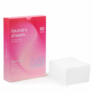Laundry Sheets™, Plastikuvabad lõhnatud pesuribad (k.a. beebiriietele), 60tk