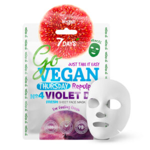 7Days, GoVEGAN näomask Fresh Thursday VIOLET DAY, 25g