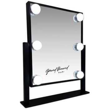 Gerard Brinard, Meigipeegel Must Hollywood, 6x LED valgusega (35x30x6cm)