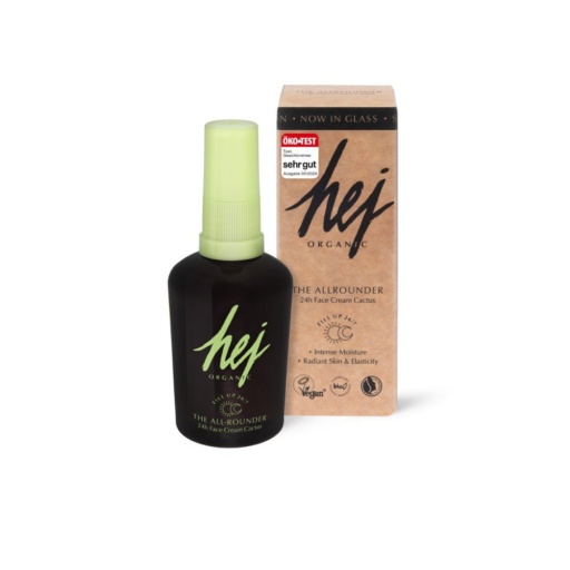 Hej Organic, The All-Rounder 24h näokreem viigikaktuse seemneõli ja kaktuse lilleveega, 50ml