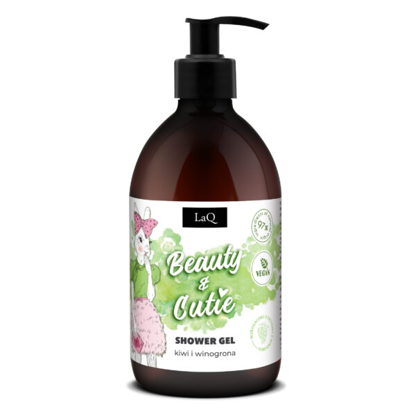 LaQ, Dušigeel Kiwi & Grapes BEAUTY&CUTIE, 500ml