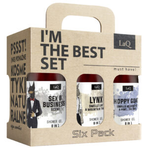 LaQ, Dušigeelide kinkekomplekt MEN Bright Side, 3x500ml