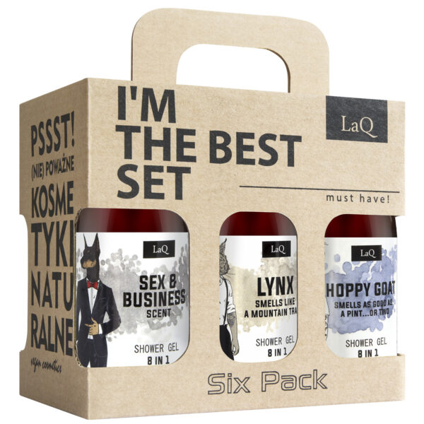 LaQ, Dušigeelide kinkekomplekt MEN Bright Side, 3x500ml