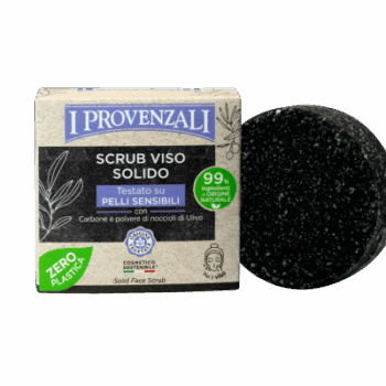 I Provenzali, Tahke näokoorija puusöe ja oliivituuma pulbriga, 70g