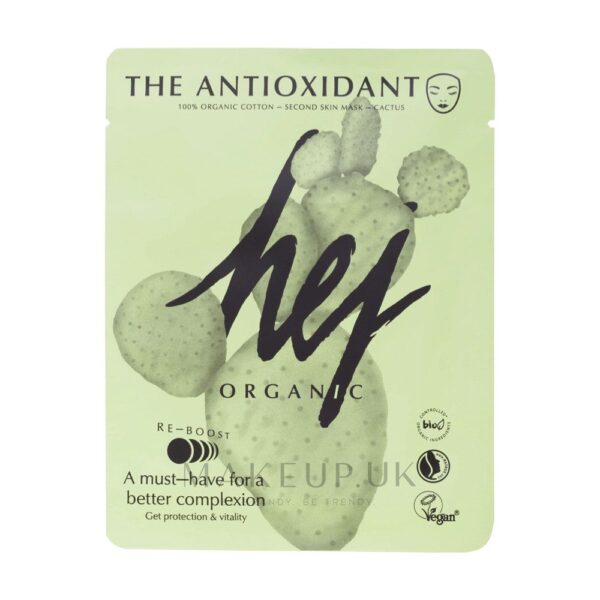 Hej Organic, Antioksüdantidega ja 100% biolagunev kangasmask, 18g