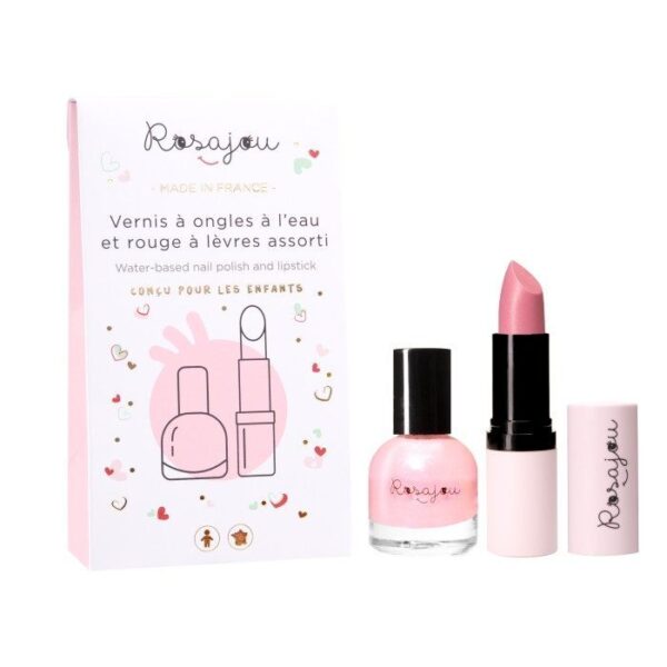 Rosajou, Küünelaki ja huulepulga komplekt lastele Ballerine
