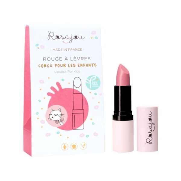 Rosajou, Õrnroosa looduslik huulepulk lastele Ballerine, 5.5ml