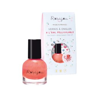 Rosajou, Vee baasil küünelakk Corail (pakis lõbusad sojatindiga tätoveeringud), 5ml